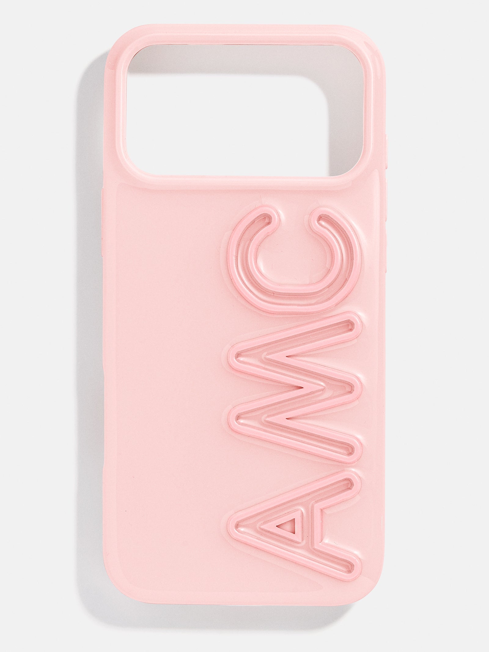 Fine Line Custom iPhone Case - Baby Pink/Baby Pink