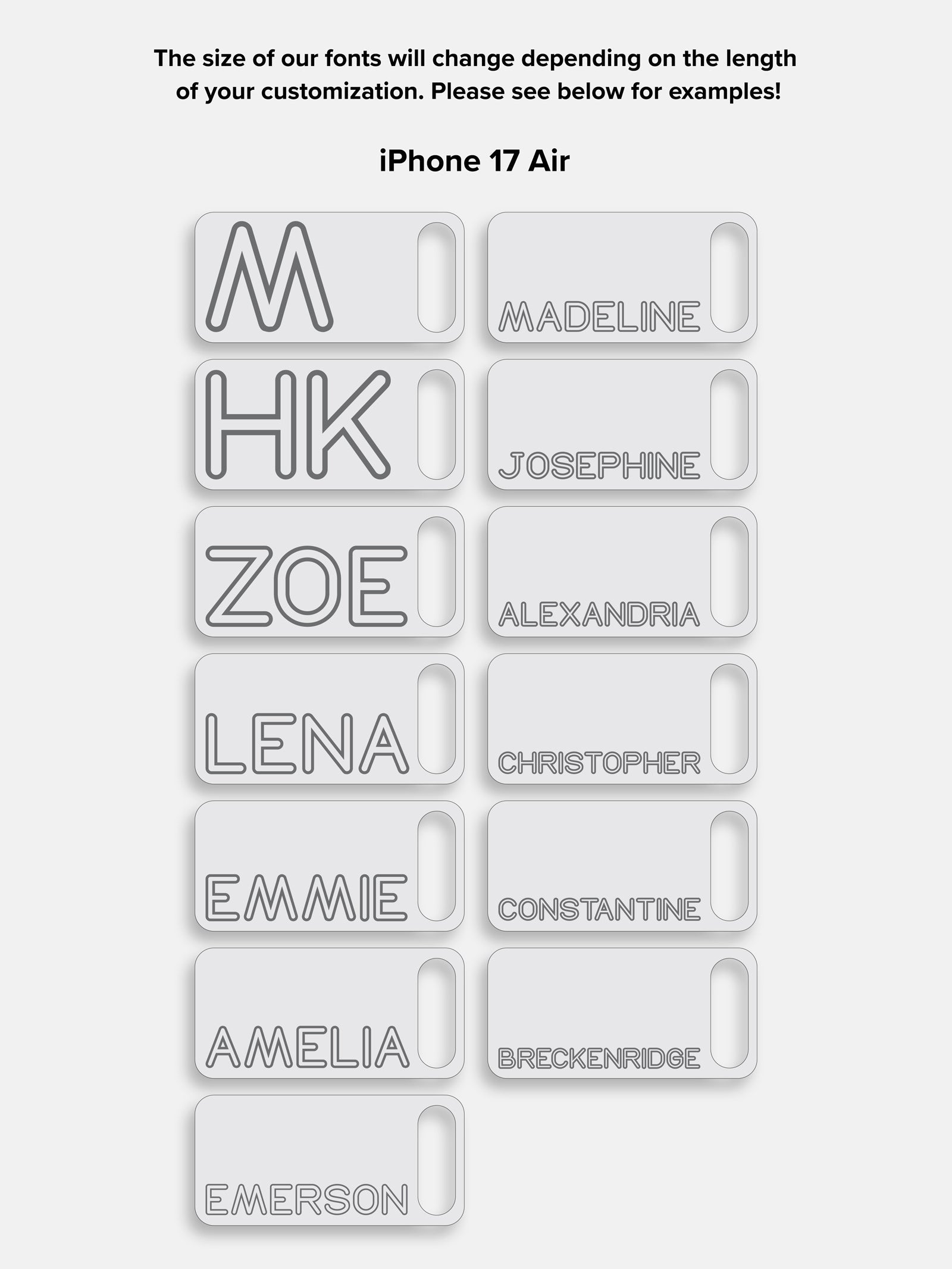 Fine Line Custom iPhone Case - Baby Blue/Baby Blue